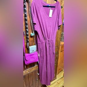 NEW NWT NEVER WORN COMPANY STORE MIDI LOUNGE DRESS SIZE XL $195